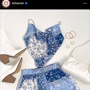 Kittenish Karli Paisley Tank